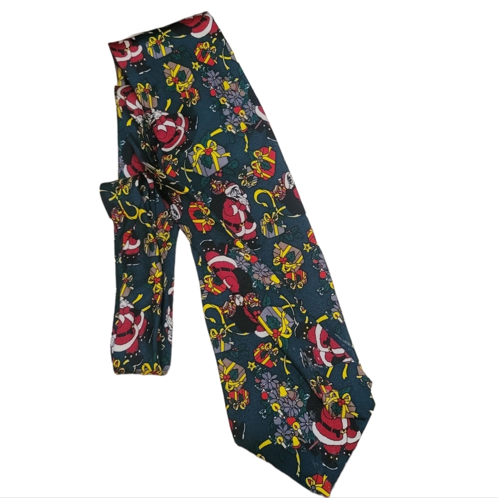 CC Hughes Silk Holiday Christmas Santa Tie